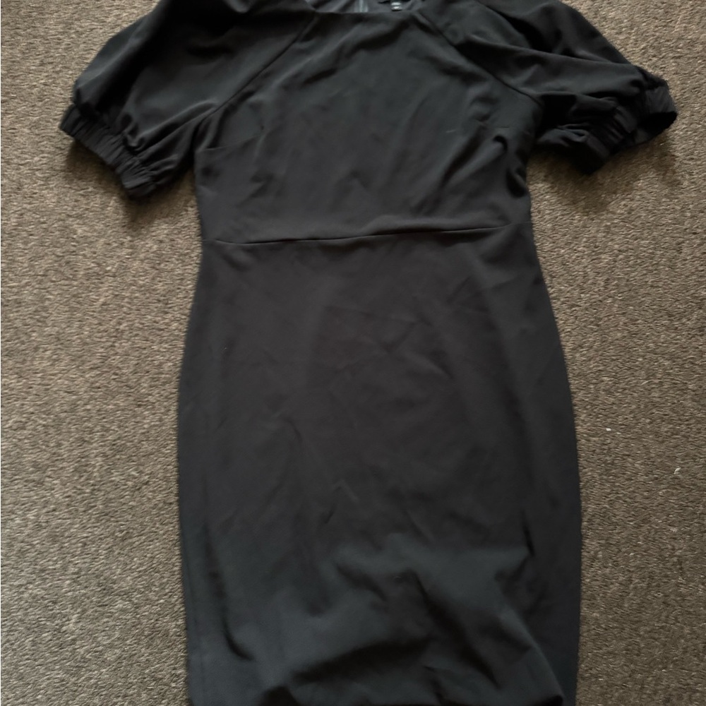 Express Black Long Sleeve Dress